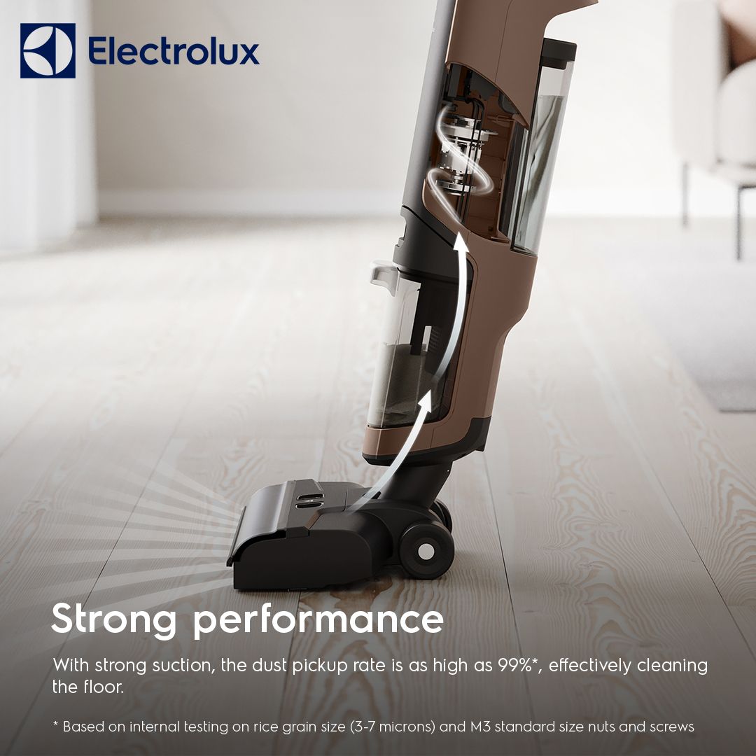 Electrolux vacuum with airflow path visualized through the body
